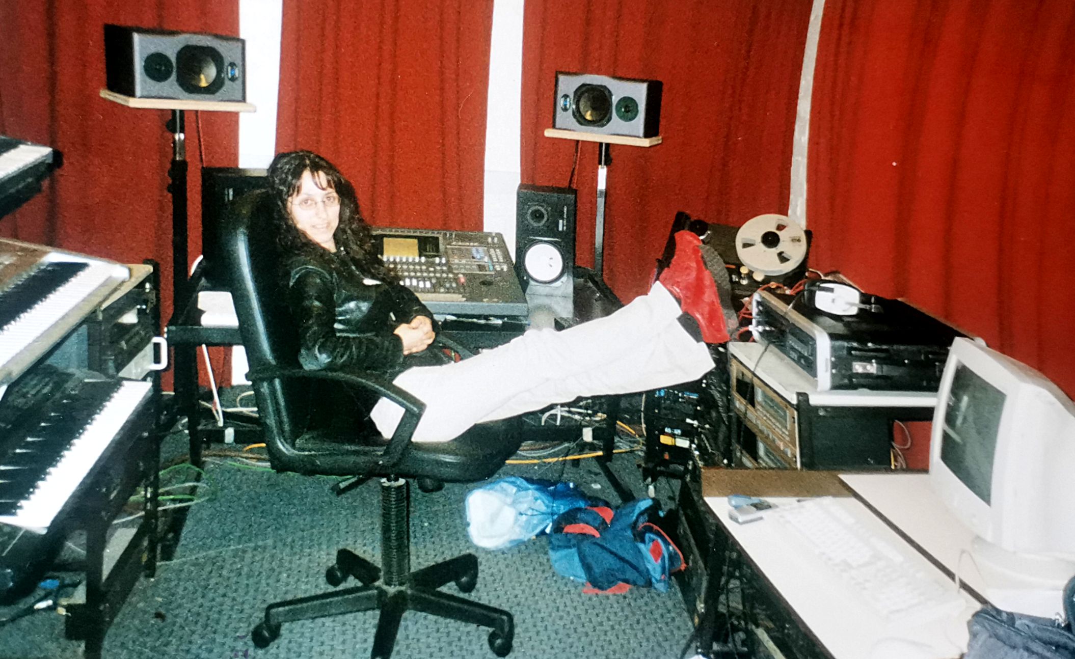 Consuelo in studio C, Salford University